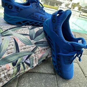 Blue Athletic Shoes